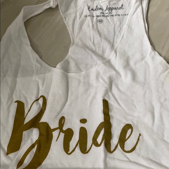 Bride Racer Back Tank - Picture 2 of 3